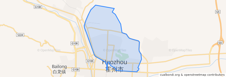 Mapa de ubicacion de 北环路街道.