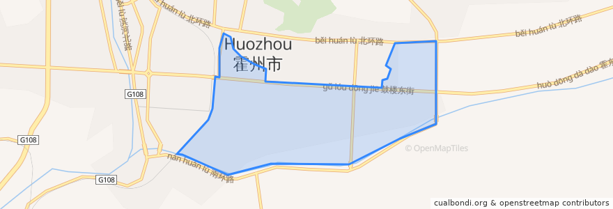 Mapa de ubicacion de 开元街街道.