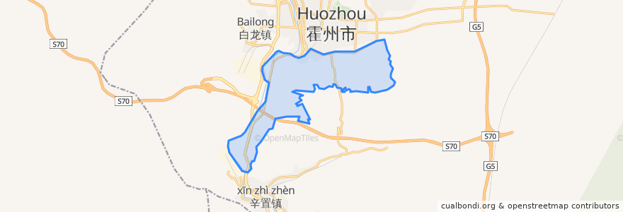 Mapa de ubicacion de 南环路街道.