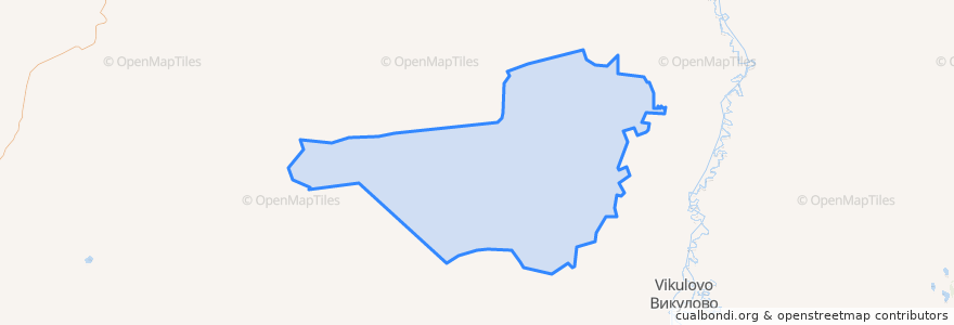 Mapa de ubicacion de Рябовское сельское поселение.