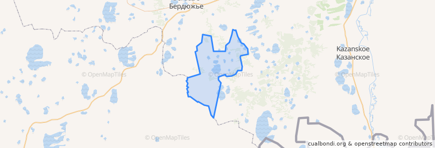 Mapa de ubicacion de Уктузское сельское поселение.