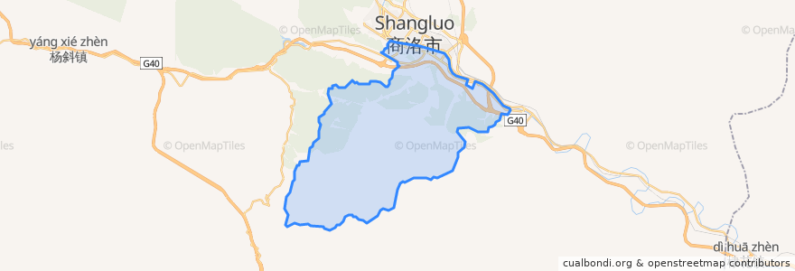 Mapa de ubicacion de 刘湾街道.