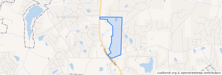 Mapa de ubicacion de Town of Fuquay-Varina.