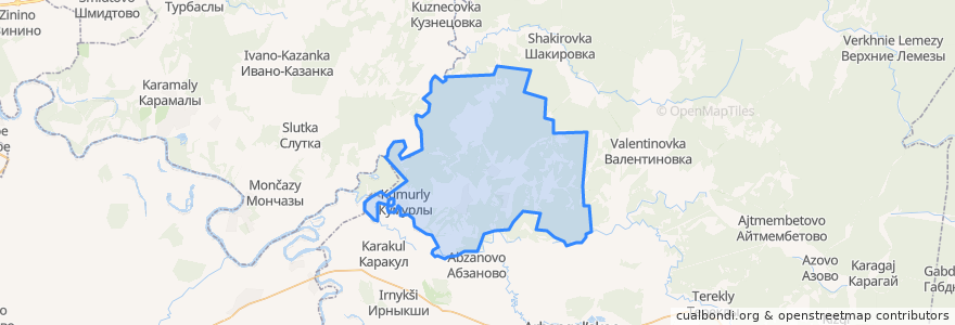 Mapa de ubicacion de Липовский сельсовет.