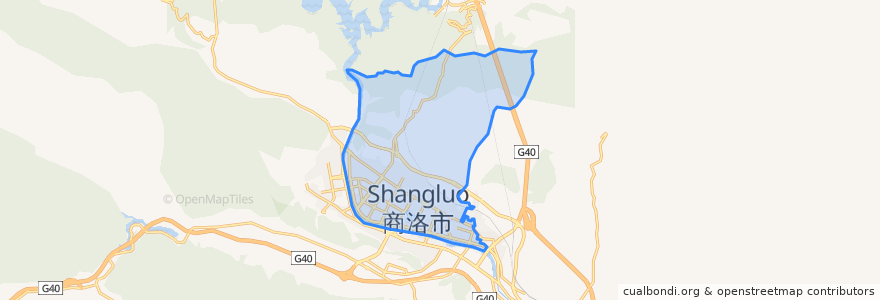 Mapa de ubicacion de 城关街道.