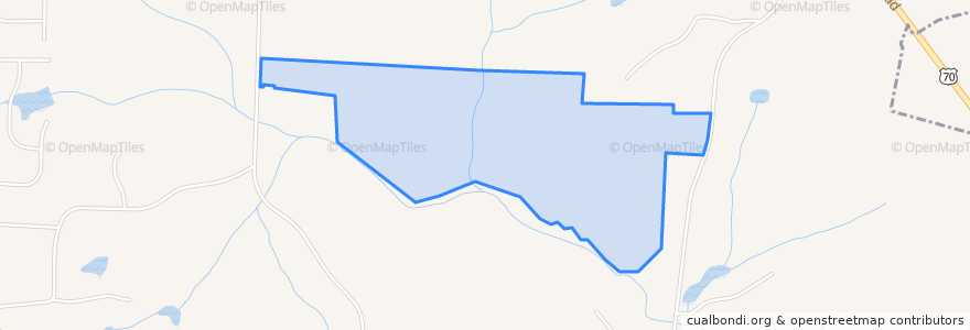 Mapa de ubicacion de City of Greensboro.