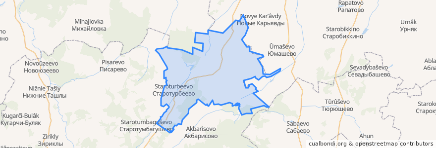 Mapa de ubicacion de Мичуринский сельсовет.