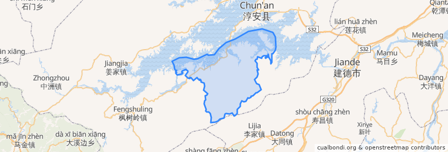 Mapa de ubicacion de 里商乡.