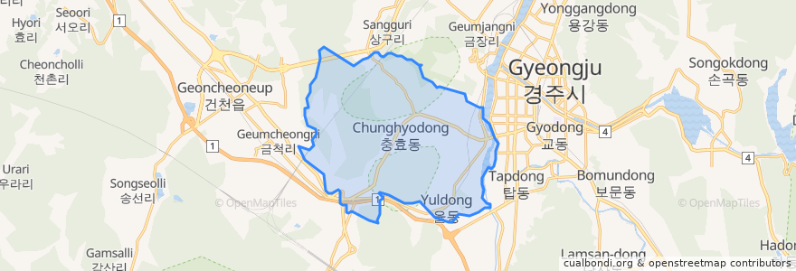 Mapa de ubicacion de 선도동.