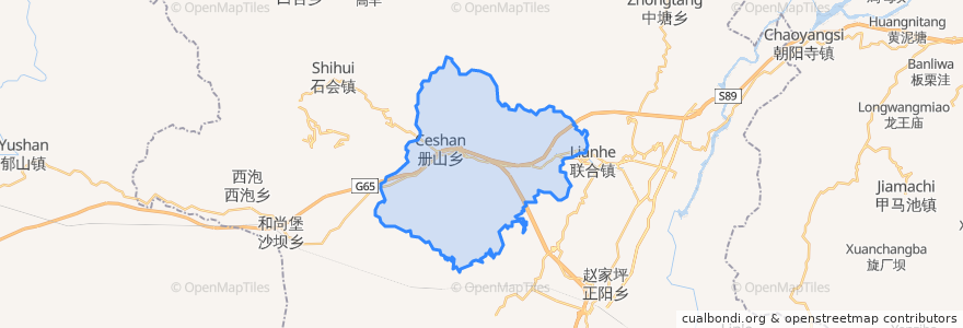 Mapa de ubicacion de 城西街道.