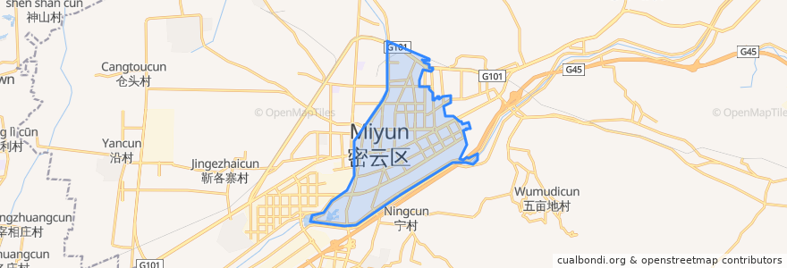 Mapa de ubicacion de 鼓楼街道.