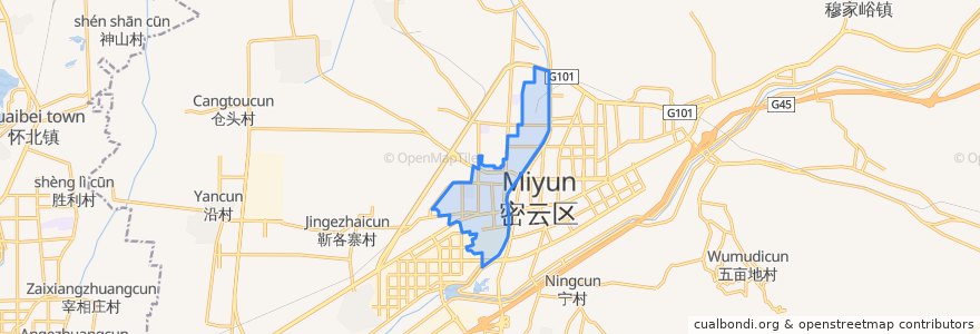 Mapa de ubicacion de Guoyuan.