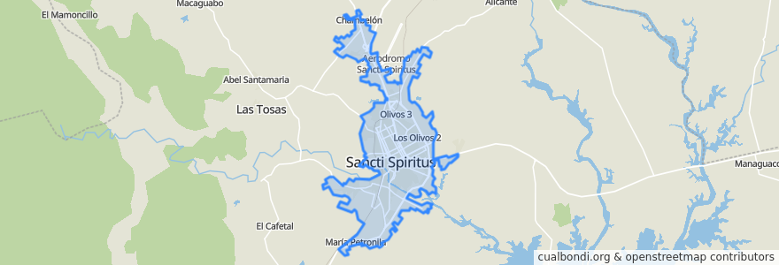 Mapa de ubicacion de Ciudad de Sancti Spíritus.