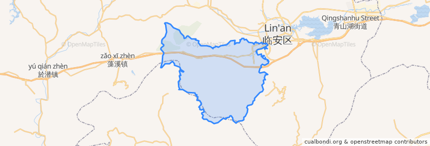 Mapa de ubicacion de 玲珑街道.