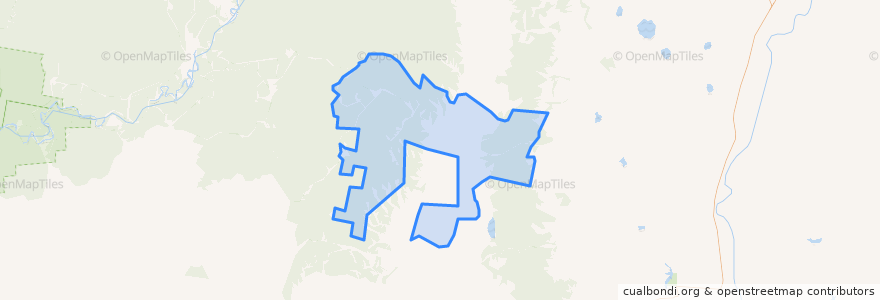 Mapa de ubicacion de Темясовский сельсовет.