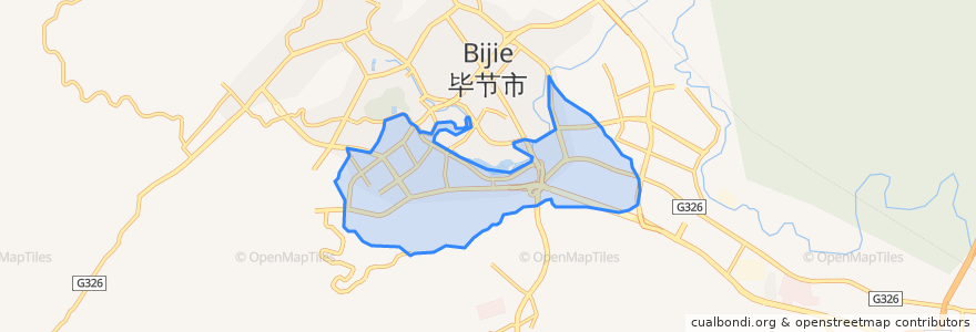 Mapa de ubicacion de 碧阳街道.