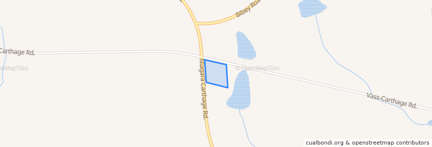Mapa de ubicacion de Village of Whispering Pines.