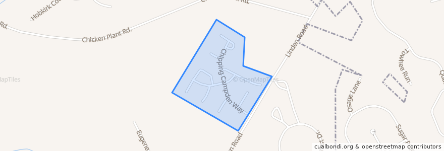 Mapa de ubicacion de Village of Pinehurst.