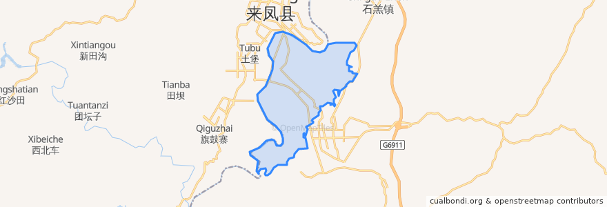 Mapa de ubicacion de 华塘街道.