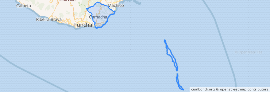 Mapa de ubicacion de Santa Cruz.