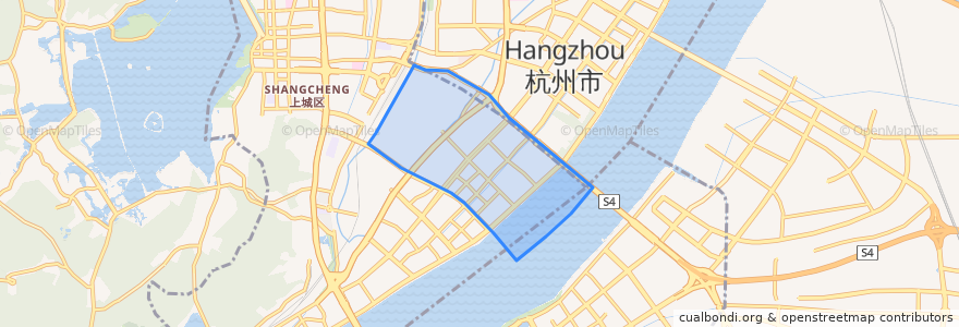 Mapa de ubicacion de 望江街道.