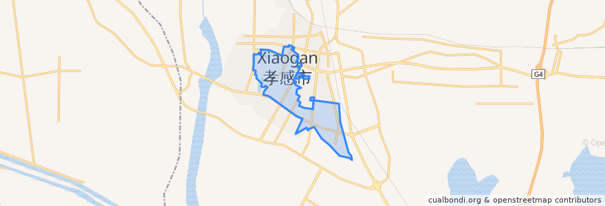 Mapa de ubicacion de 广场街道.