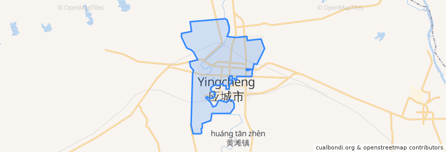 Mapa de ubicacion de 城中街道.