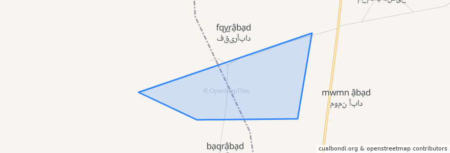 Mapa de ubicacion de مهدی آباد.