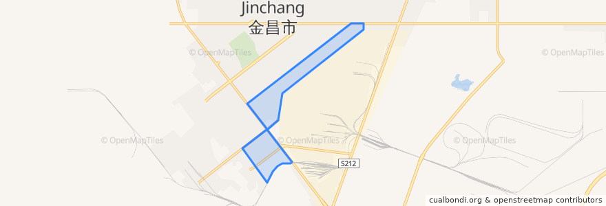 Mapa de ubicacion de 北京路街道.