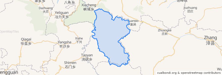 Mapa de ubicacion de 藏巴哇镇 གཙང་པ་བ་གྲོང་རྡལ།.