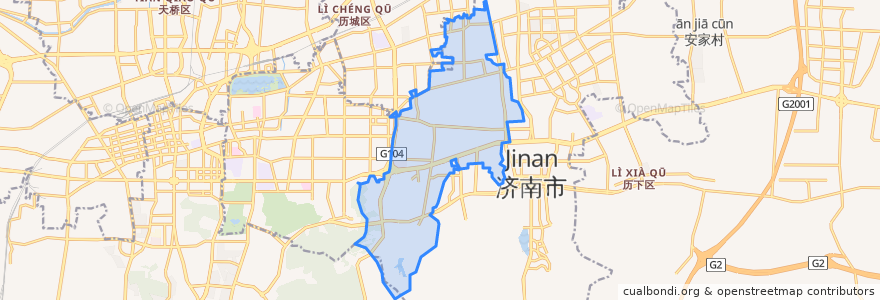 Mapa de ubicacion de 姚家街道.