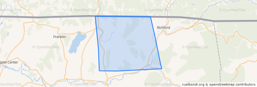 Mapa de ubicacion de Berkshire.