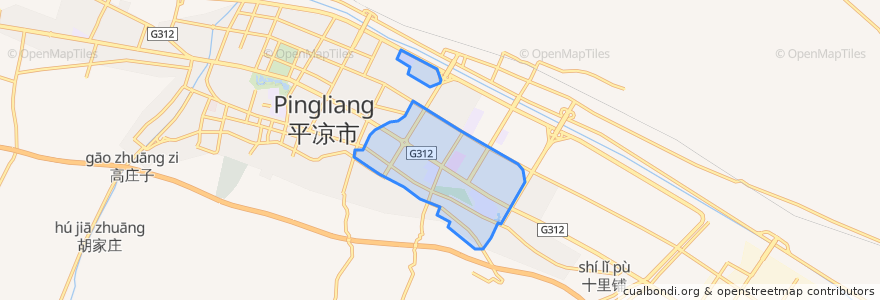 Mapa de ubicacion de 东关街道.