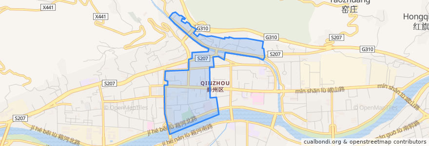 Mapa de ubicacion de 大城街道.