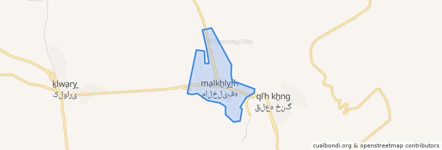 Mapa de ubicacion de شهر مال خلیفه.