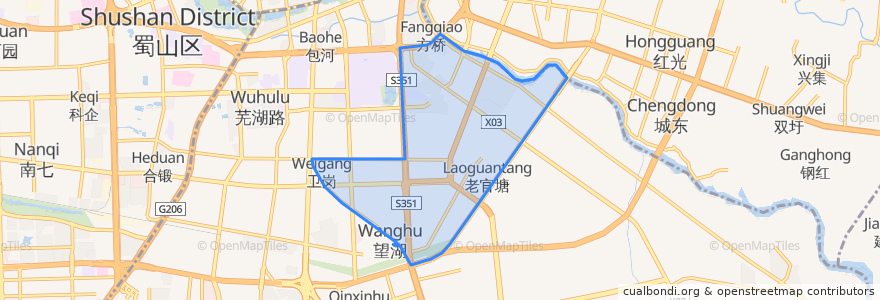 Mapa de ubicacion de 同安街道.