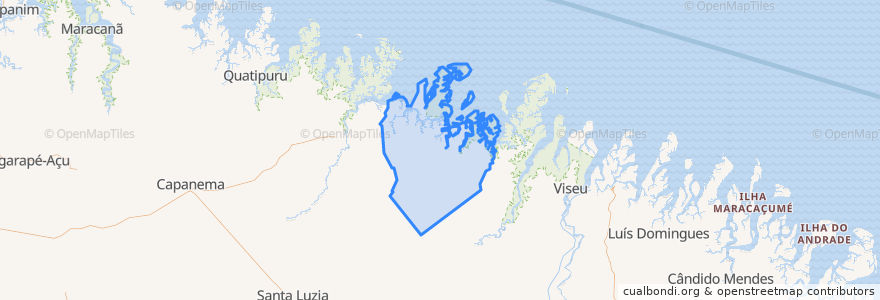 Mapa de ubicacion de Augusto Corrêa.