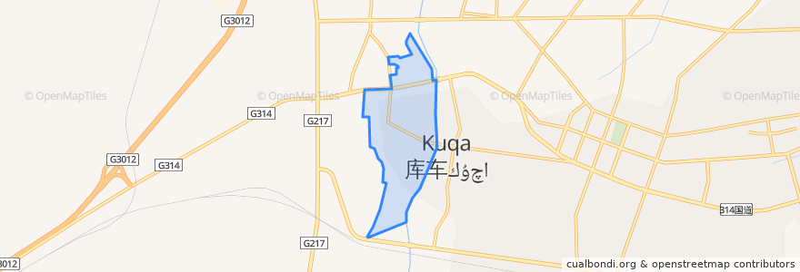 Mapa de ubicacion de 热斯坦街道 رەستە كوچا باشقارمىسى.