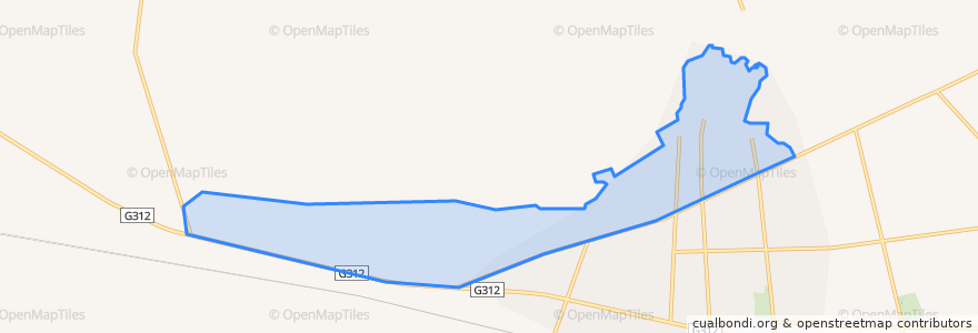 Mapa de ubicacion de 虹桥街道 قىزىل كوپىر ءمالى باسقارماسى.