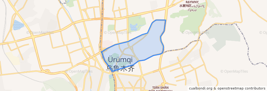 Mapa de ubicacion de 新民路街道.