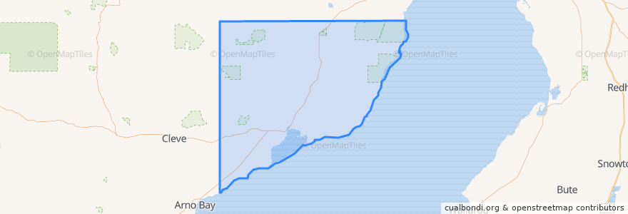 Mapa de ubicacion de The District Council of Franklin Harbour.