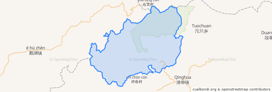 Mapa de ubicacion de 大鄣山乡.