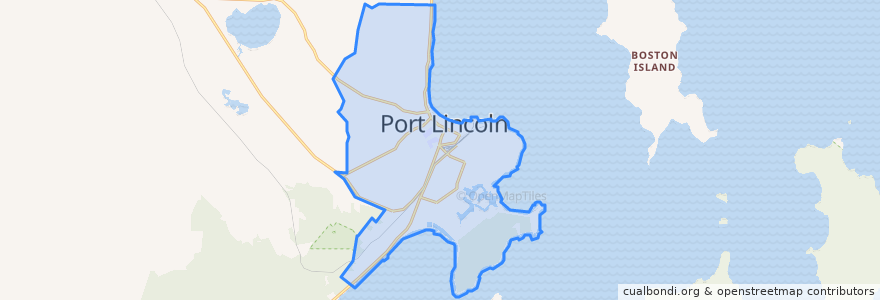 Mapa de ubicacion de City of Port Lincoln.