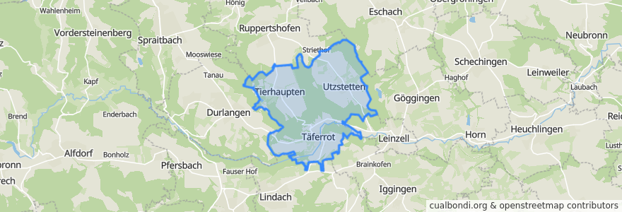 Mapa de ubicacion de Täferrot.