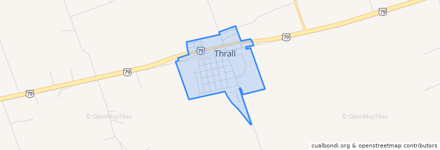 Mapa de ubicacion de Thrall.