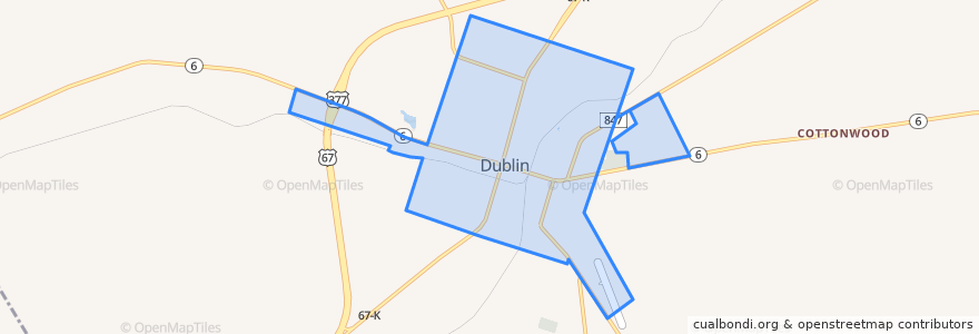 Mapa de ubicacion de Dublin.