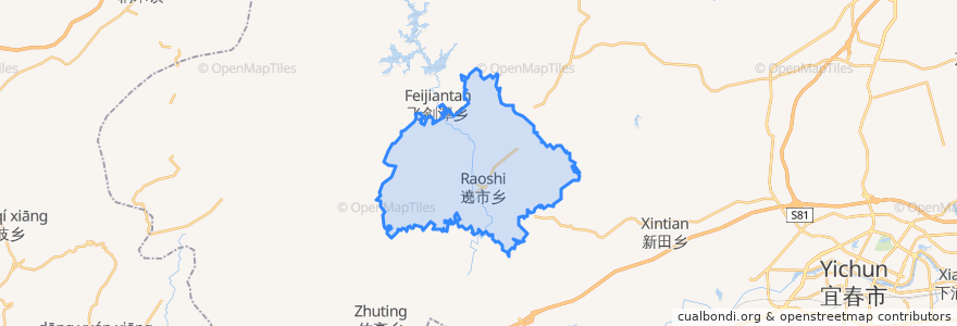 Mapa de ubicacion de 辽市镇.