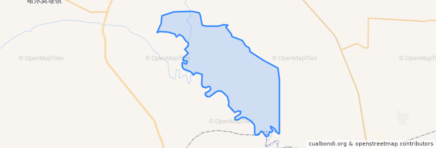 Mapa de ubicacion de 乌拉斯台农场.
