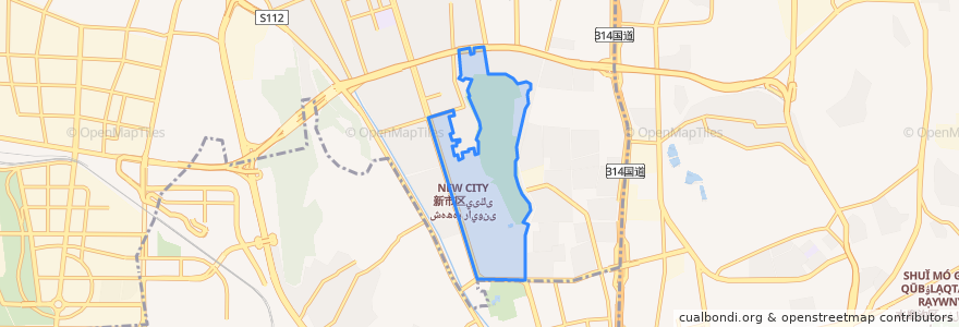 Mapa de ubicacion de 鲤鱼山街道.