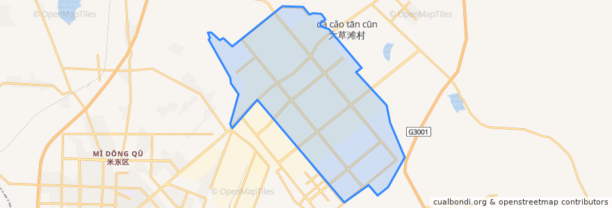 Mapa de ubicacion de 盛达东路片区.